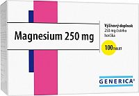 GENERICA Magnesium 250 mg tbl 1x100 ks