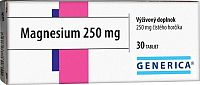 GENERICA Magnesium 250 mg tbl 1x30 ks