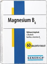 GENERICA Magnesium B6 1×60 tbl, výživový doplnok