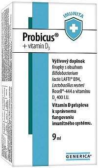 Generica Probicus + vitamin D3 9 ml