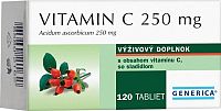 GENERICA Vitamin C 250 mg 120 tabliet
