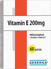GENERICA Vitamin E 200 I.U. 60 kapsúl