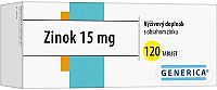 GENERICA Zinok 15 mg tbl 1x120 ks