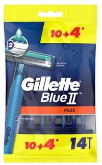 Gillette Blue II Comfort 1×14 ks, jednorazové holiace strojčeky
