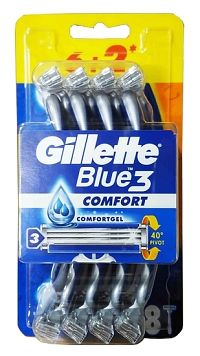 Gillette Blue3 Comfort 1×8 ks, jednorazové holiace strojčeky