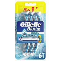 Gillette Blue3 Cool 5+1ks 1×6 ks