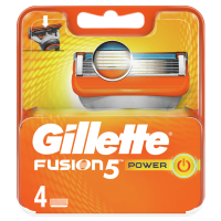 Gillette Fusion Power Náhradné hlavice 1×4 ks, náhradné hlavice
