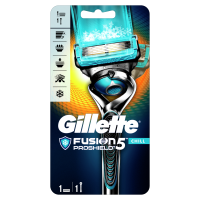 Gillette Fusion ProShield Chill Strojček + 1 hlavica 1×1 ks, holiaci strojček + náhradná hlavica