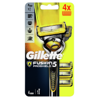Gillette Fusion ProShield Strojček + 4 hlavice 1×1 ks, holiaci strojček + náhradné hlavice