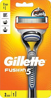 Gillette Fusion Strojček + 2 hlavice 1×