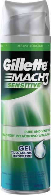Gillette gél Mach3/Series Sensi 200 ml