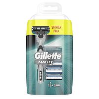 Gillette MACH3 1 strojček + 4 náhradné hlavice