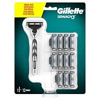 Gillette MACH3 special pack 1 strojček + 12 náhradných hlavíc