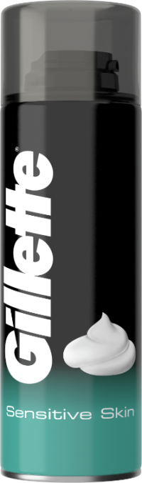 GILLETTE P SENSITIVE SKIN 1×200 ml, pena na holenie