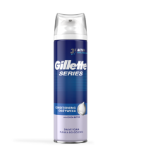 Gillette Series 3x Sensitive Cool pena na holenie 250 ml