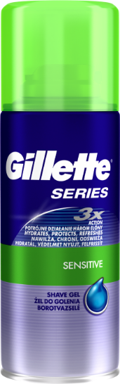 Gillette Series Upokojujúci Gél Na Holenie S Aloe Vera 1×75 ml, gél na holenie