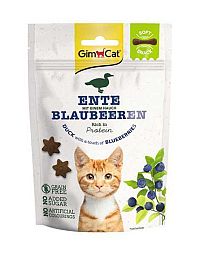 Gimcat Soft Snacks Kačka s čučoriedkami 1×60g, maškrta pre mačky