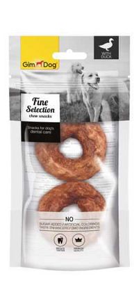 Gimdog Buvoli Donut s Kačacím Mäsom 1×40 g, mäsový donut pre psy