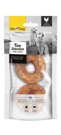 Gimdog Buvoli Donut s Kuracím Mäsom 1×40 g, mäsový donut pre psy