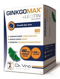 GINKGO MAX + LECITIN - DA VINCI 1x60 cps, výživový doplnok