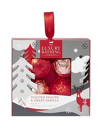 Grace Cole Sada šumivých gulí do kúpeľa - Vianočné pečivo a Vanilka, 4x50g 1×1 set