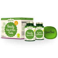 GreenFood Nutrition BEAUTY HAIR&SKIN Forte+Pillbox 1×1set