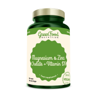 GreenFood Nutrition Mg Zinc Chelate+ vit D3 90cps 1×90 cps