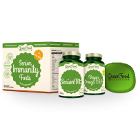 GreenFood Nutrition SENIOR IMMUNITY Forte+Pillbox 1×1set