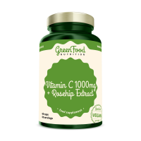 GreenFood Nutrition vit C 1000mg + Rosehip 60cps 1×60 cps