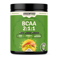 GreenFood Performance BCAA 2:1:1 mango 420g 1×420 g