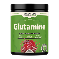 GreenFood Performance Glutamine Juicy raspber 420g 1×420 g