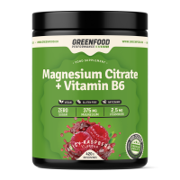 GreenFood Performance Mg Citrate+B6 raspberry 420g 1×420 g