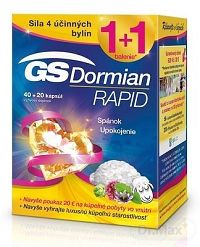GS Dormian Rapid + 2018 cps 40+20 (60 ks) + ový poukaz, 1x1 set