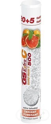 GS Extra C 500 šumivý červený pomaranč tbl eff 20+5 navyše (25 ks)