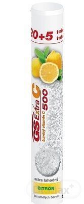 GS Extra C 500 šumivý citrón tbl eff 20+5 navyše (25 ks)