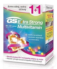 GS Extra Strong Multivitamín + 2018 tbl 50+50 (100 ks) + ový poukaz, 1x1 set