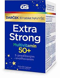 GS Extra Strong Multivitamín 50+. 100+30 darček