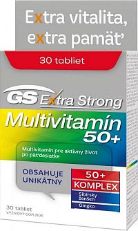 GS Extra Strong Multivitamín 50+ 2017 tbl 1x30 ks