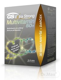 GS Extra Strong Multivitamín 50+ 2020 tbl 90+30 navyše (120 ks)