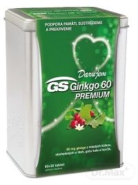 GS Ginkgo 60 PREMIUM 2019 tbl (strieborná dóza) 60+30 (90 ks)