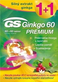 GS Ginkgo 60 Premium 60+60 tabliet darček 2018