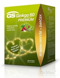 GS Ginkgo 60 PREMIUM darček 2020 tbl 60+30 navyše (90 ks)