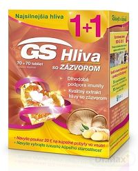 GS Hliva so ZÁZVOROM + 2018 tbl 70+70 (140 ks) + ový poukaz, 1x1 set
