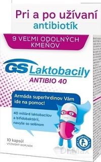 GS Laktobacily AntiBio 40 10 kapsúl