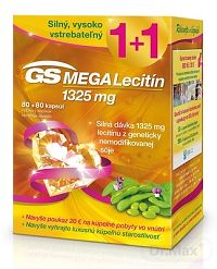 GS MegaLecitín 1325 + 2018 cps 80+80 (160 ks) + ový poukaz, 1x1 set