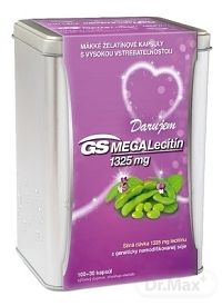 GS MegaLecitín 1325 2019 cps (strieborná dóza) 100+30 (130 ks)
