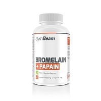 Gymbeam bromelain papain bez prichute 90cps 90 kapsúl bez príchute
