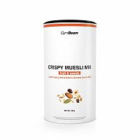 Gymbeam crispy muesli mix čokoláda oriesky 420 g 420 g čokoláda oriešky