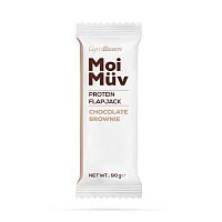 Gymbeam moimuv protein flapjack coko brownie 90 g 90 g čokoládové brownie