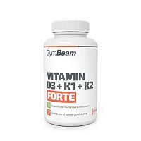 Gymbeam vitamin d3+k1+k2 forte 120cps 120 kapsúl